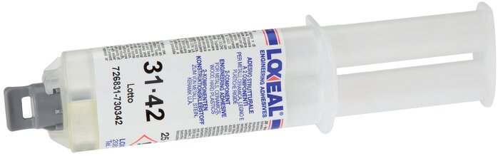 Exemplary representation: Loxeal, 2-component epoxy adhesive, twin syringe